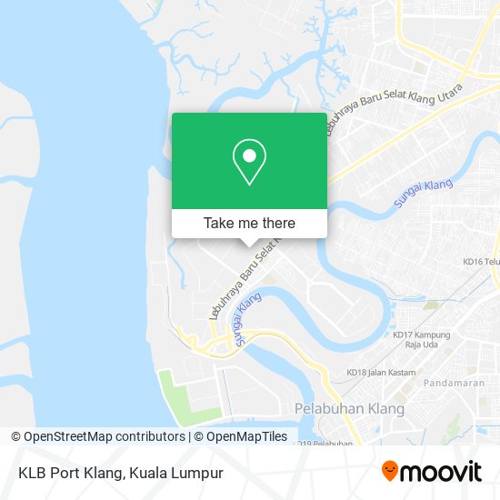 KLB Port Klang map