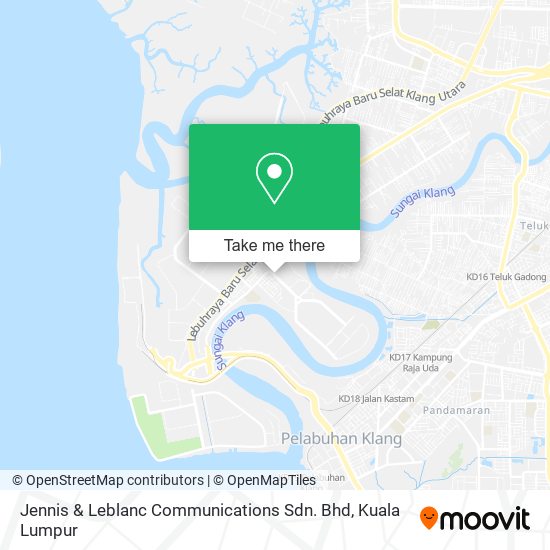 Jennis & Leblanc Communications Sdn. Bhd map