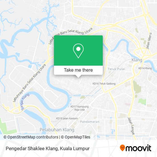 Pengedar Shaklee Klang map