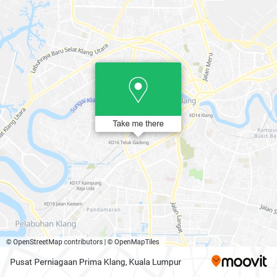 Pusat Perniagaan Prima Klang map
