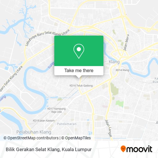 Bilik Gerakan Selat Klang map