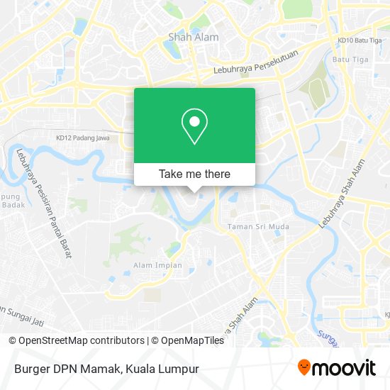 Burger DPN Mamak map