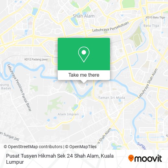 Peta Pusat Tusyen Hikmah Sek 24 Shah Alam