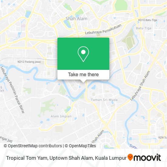 Tropical Tom Yam, Uptown Shah Alam map