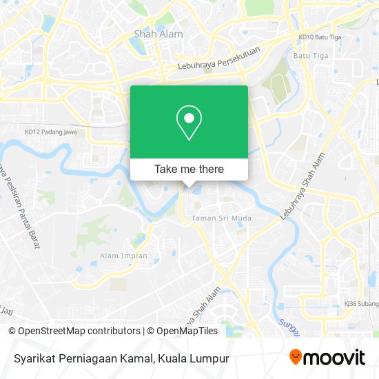 Syarikat Perniagaan Kamal map