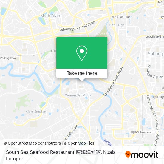 South Sea Seafood Restaurant 南海海鲜家 map