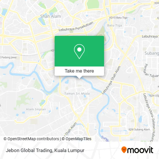 Jebon Global Trading map