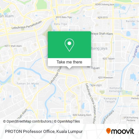 PROTON Professor Office map