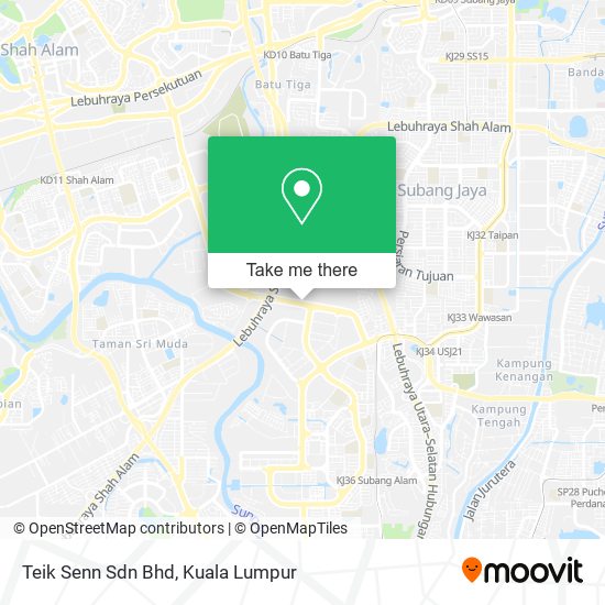 Teik Senn Sdn Bhd map