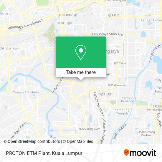 PROTON ETM Plant map