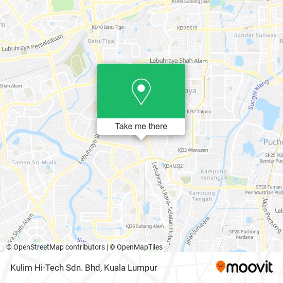 Kulim Hi-Tech Sdn. Bhd map