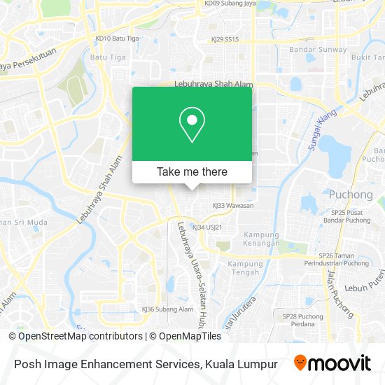 Posh Image Enhancement Services map