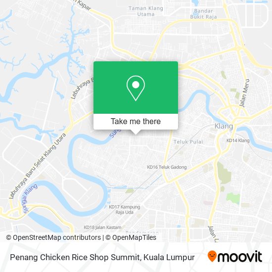 Peta Penang Chicken Rice Shop Summit