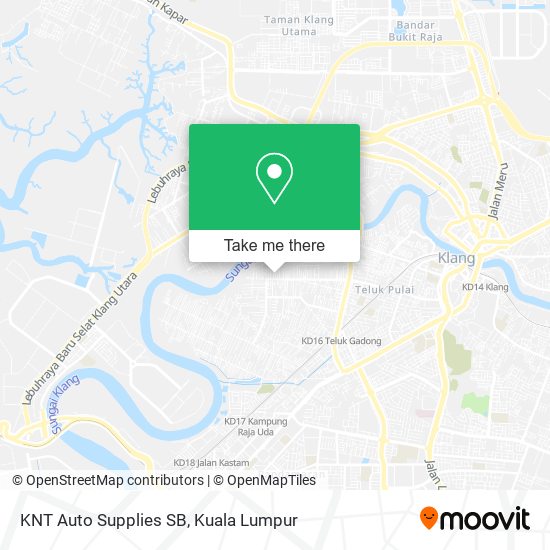 KNT Auto Supplies SB map
