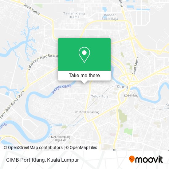CIMB Port Klang map