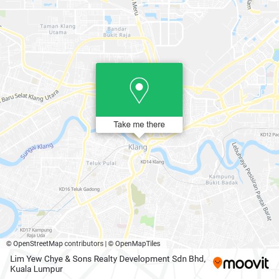 Peta Lim Yew Chye & Sons Realty Development Sdn Bhd
