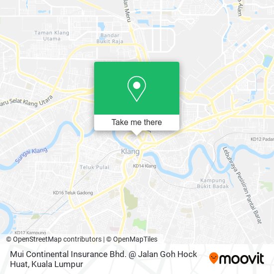 Mui Continental Insurance Bhd. @ Jalan Goh Hock Huat map