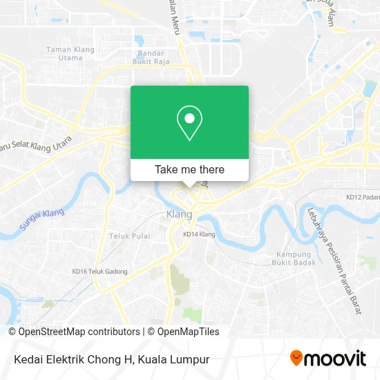 Kedai Elektrik Chong H map