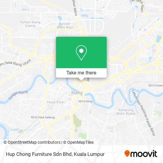 Peta Hup Chong Furniture Sdn Bhd