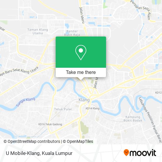 U Mobile-Klang map