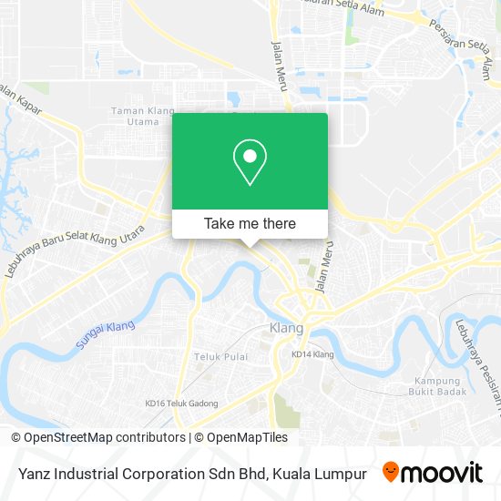 Yanz Industrial Corporation Sdn Bhd map