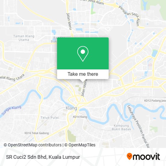 SR Cuci2 Sdn Bhd map