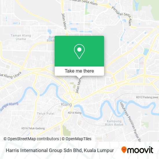Harris International Group Sdn Bhd map
