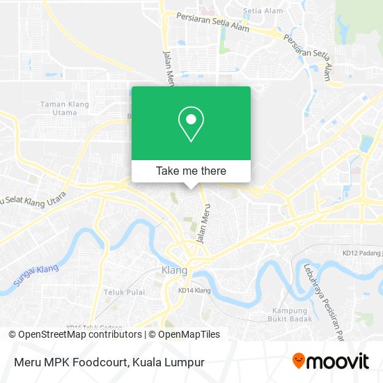 Meru MPK Foodcourt map