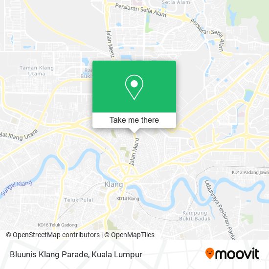 Bluunis Klang Parade map