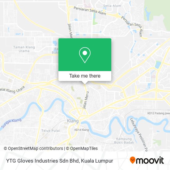 YTG Gloves Industries Sdn Bhd map