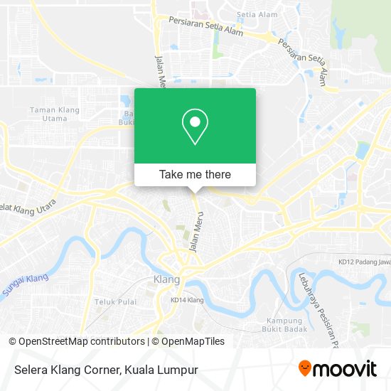 Selera Klang Corner map