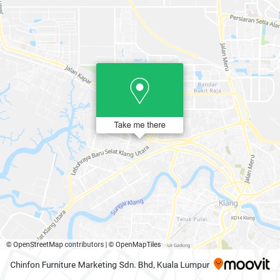 Chinfon Furniture Marketing Sdn. Bhd map