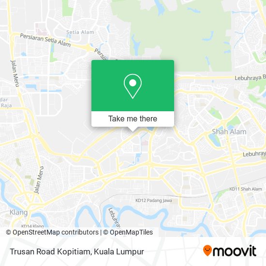 Trusan Road Kopitiam map