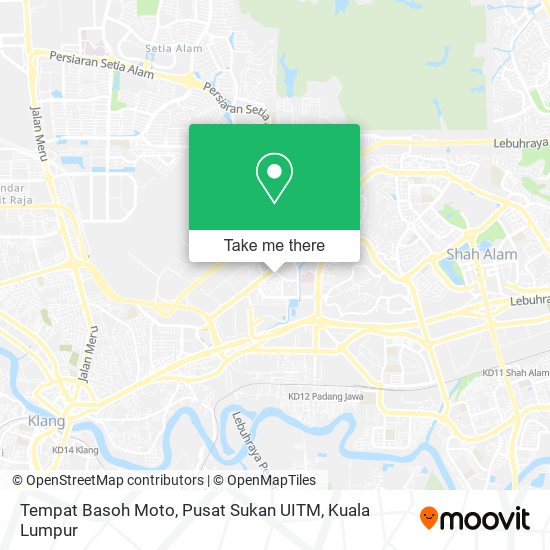 Peta Tempat Basoh Moto, Pusat Sukan UITM