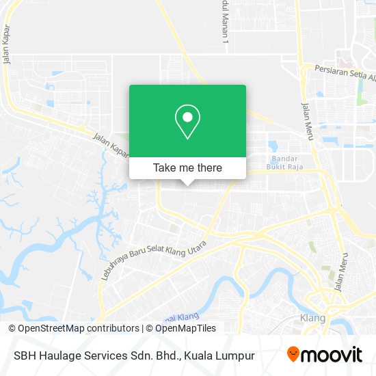 Peta SBH Haulage Services Sdn. Bhd.