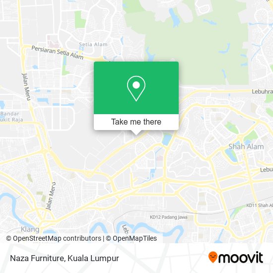 Naza Furniture map