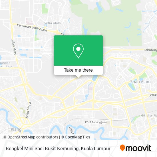 Bengkel Mini Sasi Bukit Kemuning map