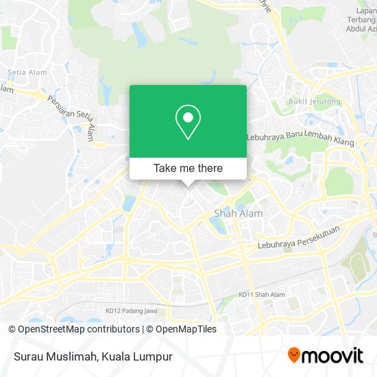 Surau Muslimah map