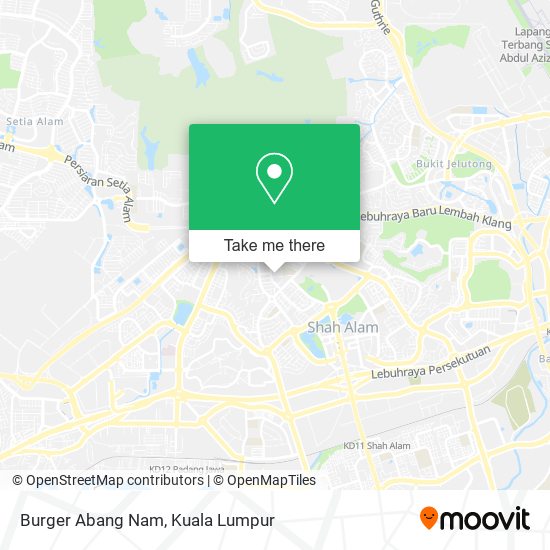 Burger Abang Nam map