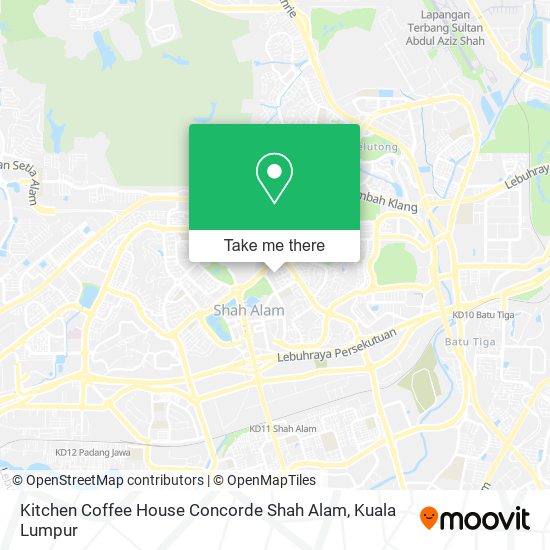 Kitchen Coffee House Concorde Shah Alam map