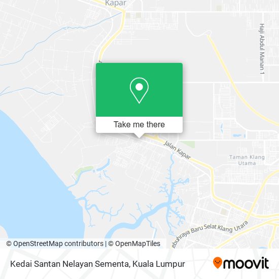 Peta Kedai Santan Nelayan Sementa