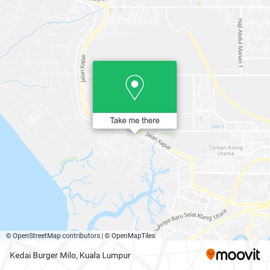 Kedai Burger Milo map