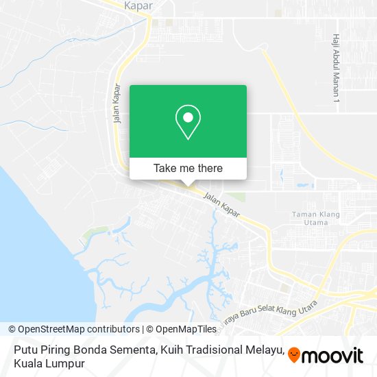 Putu Piring Bonda Sementa, Kuih Tradisional Melayu map