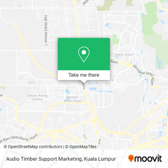 Audio Timber Support Marketing map