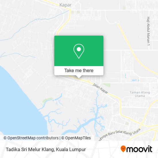 Tadika Sri Melur Klang map