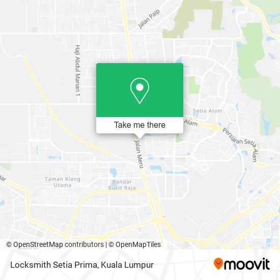 Peta Locksmith Setia Prima