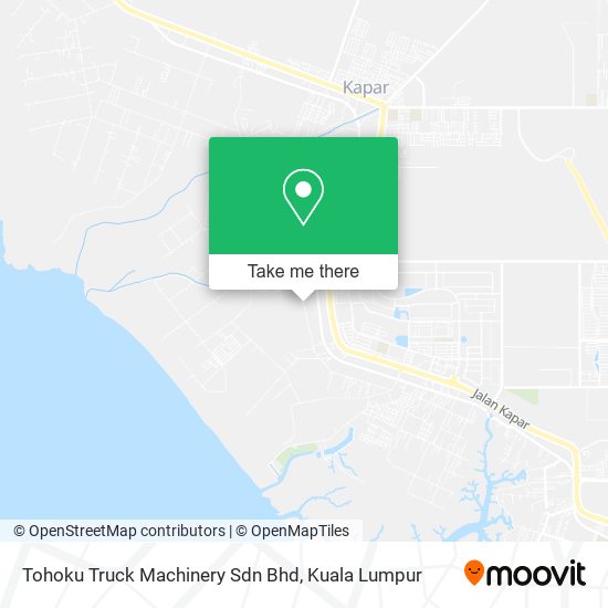 Peta Tohoku Truck Machinery Sdn Bhd