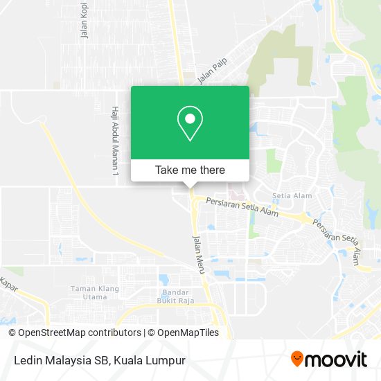 Ledin Malaysia SB map