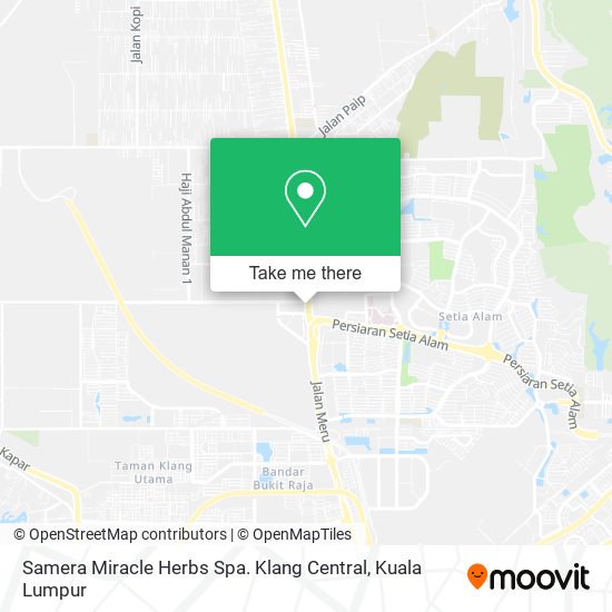 Peta Samera Miracle Herbs Spa. Klang Central