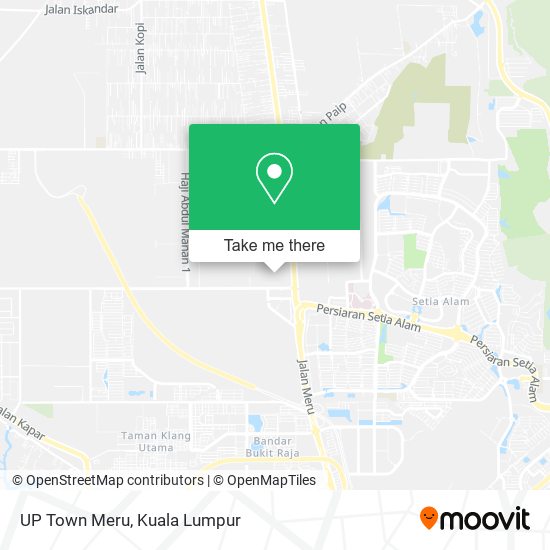 UP Town Meru map
